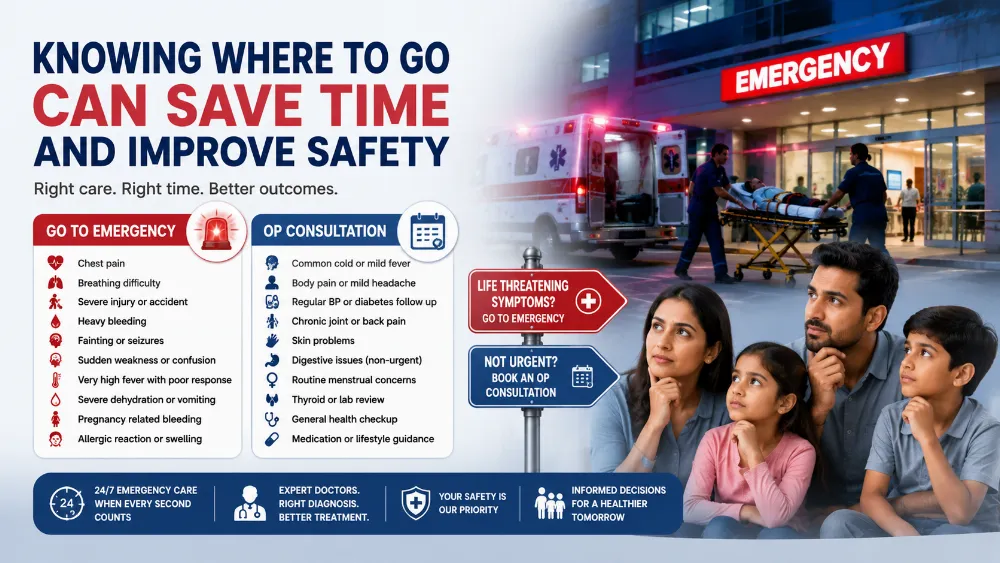Emergency Department vs OP Visit: Where Should You Go First?