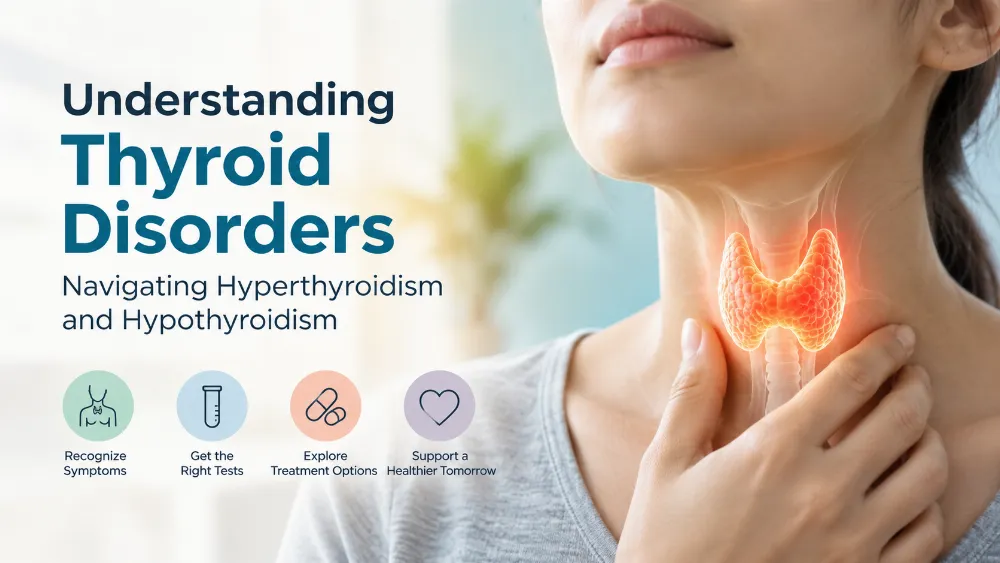 Thyroid Disorders Explained: Navigating Hyperthyroidism and Hypothyroidism